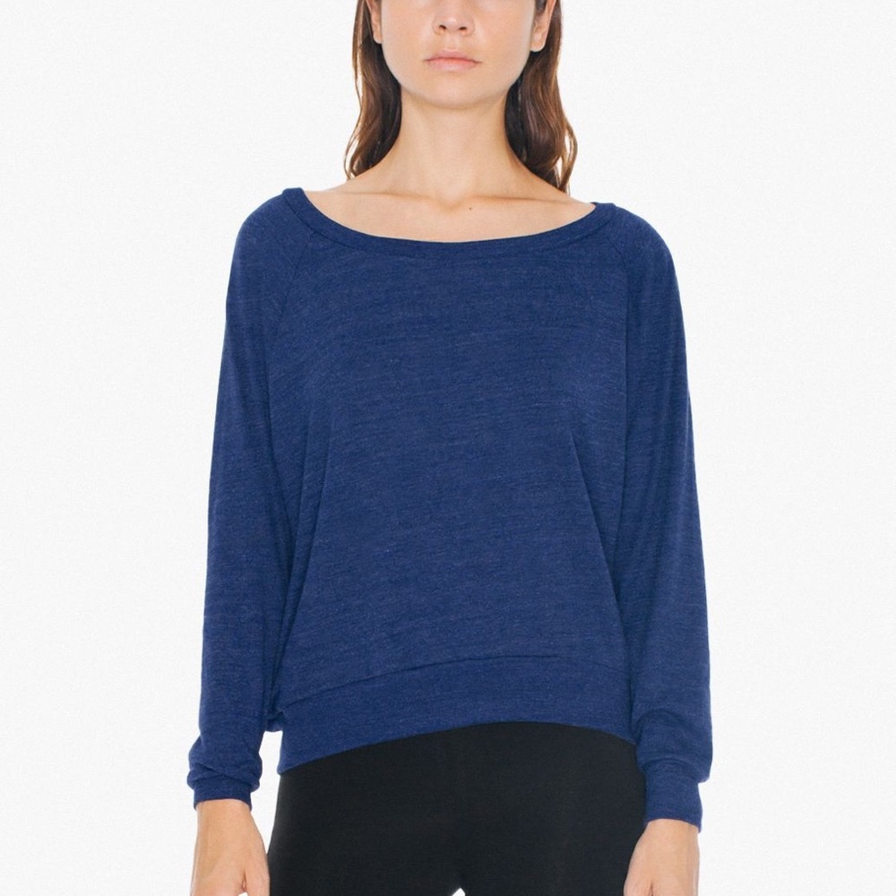 American Apparel Tri-Blend Raglan Pullover
